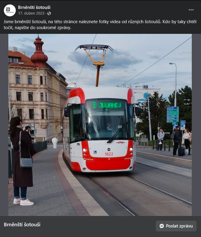 Náš první příspěvek na FB